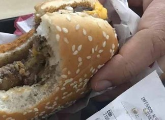 BREZİLYA’ DA BURGER KİNG HAMBURGER’ İN ETİNDE ONLARCA KURTÇUK ÇIKTI.