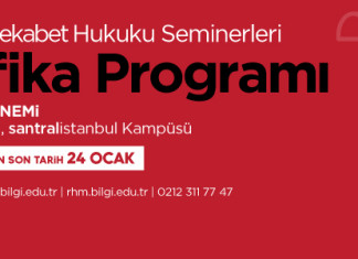 Uygulamalı Rekabet Hukuku Seminerleri Sertifika Programı 2020 Bahar Dönemi Programı