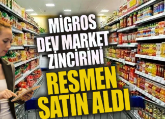 Migros dev market zincirini resmen satın aldı