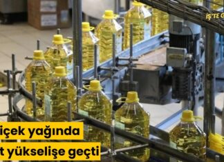 Ayçiçek yağında fiyat yükselişe geçti