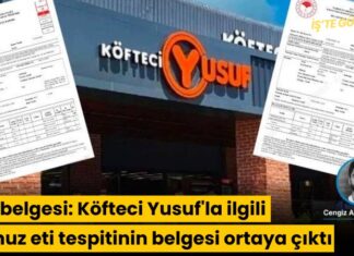 İşte belgesi: Köfteci Yusuf’la ilgili domuz eti raporu ortaya çıktı