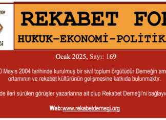 Barış Ekdi’nin kaleme aldığı REKABET KURUMU PERFORMANS DEĞERLENDİRME  ANKETİ(2023) ANALİZİ başlıklı yazı, Rekabet Forumu’nun 169. Sayısında Yayımlandı