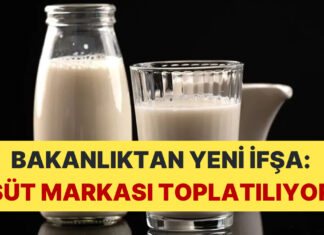 Bakanlık Bir Süt Markasını Daha İfşa Etti, Ürünler Toplatılıyor