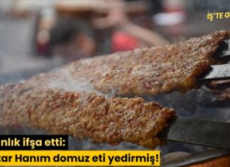 Bakanlık ifşa etti: Muhtar Hanım domuz eti yedirmiş!