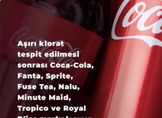 Aşırı klorat tespit edilmesi sonrası Coca-Cola, Fanta, Sprite, Fuse Tea, Nalu, Minute Maid, Tropico ve Royal Bliss markalarının, tüm Avrupa ülkelerinde toplatılmasına karar verildi.  PEKİ TÜRKİYE ?