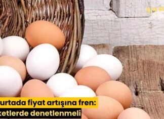 Yumurtada fiyat artışına fren: Marketlerde denetlenmeli