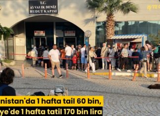 Yunanistan’da 1 hafta tatil 60 bin, Türkiye’de 1 hafta tatil 170 bin lira