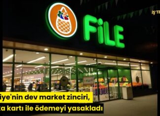 Türkiye’nin dev market zinciri, banka kartı ile ödemeyi yasakladı