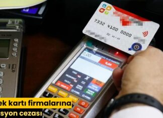 Yemek kartı firmalarına komisyon cezası