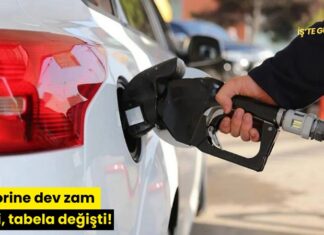 Motorine dev zam geldi, tabela değişti!