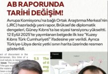 AB Raporunda Tarihi Değişim