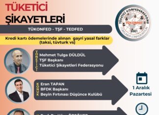 Tüketici Şikayetleri – TÜKONFED – TŞF – TEDFED
