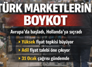 Avrupa’da Türk Marketlerine Boykot Büyüyor: Tepki Hollanda’ya Sıçradı