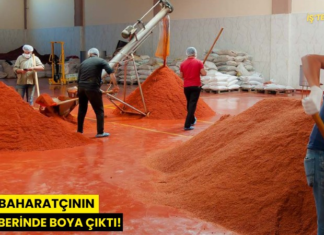 Ünlü baharatçının pul biberinde boya çıktı!