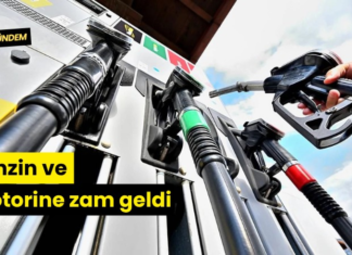 Benzin ve motorine zam geldi