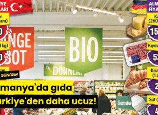 Almanya’da gıda Türkiye’den daha ucuz!