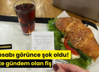 Hesabı görünce şok oldu! İşte gündem olan fiş