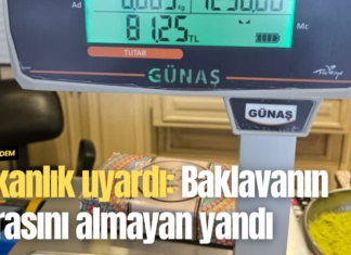 Bakanlık uyardı: Baklavanın darasını almayan yandı