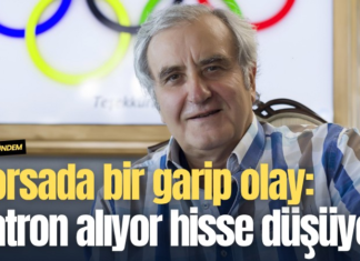 Borsada bir garip olay: Patron alıyor hisse düşüyor