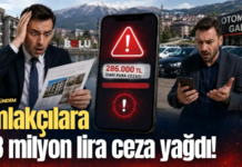 Emlakçılara 28 milyon lira ceza yağdı!