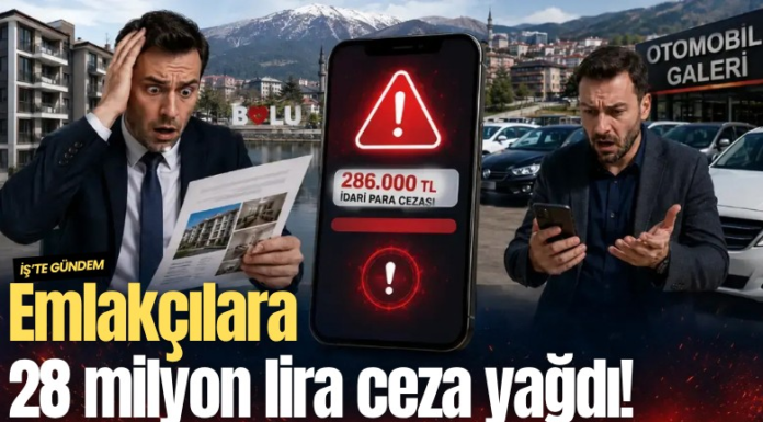 Emlakçılara 28 milyon lira ceza yağdı!