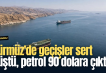 Hürmüz’de geçişler sert düştü, petrol 90 dolara çıktı