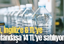 Su, İngiliz’e 6 TL’ye vatandaşa 14 TL’ye satılıyor