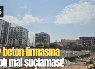 Dev beton firmasına ayıplı mal suçlaması!