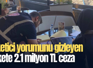Tüketici yorumunu gizleyen şirkete 2.1 milyon TL ceza
