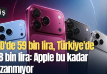 ABD’de 59 bin lira, Türkiye’de 138 bin lira: Apple bu kadar kazanmıyor