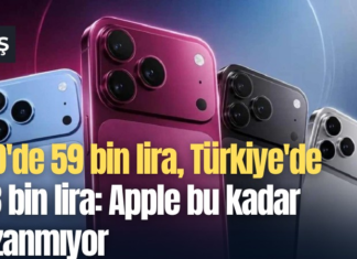 ABD’de 59 bin lira, Türkiye’de 138 bin lira: Apple bu kadar kazanmıyor