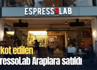 Boykot edilen EspressoLab Araplara satıldı