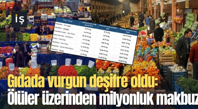 Gıdada vurgun deşifre oldu: Ölüler üzerinden milyonluk makbuz