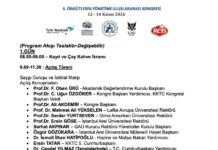 4. ÖRGÜTLERİN YÖNETİMİ ULUSLARARASI KONGRESİ
