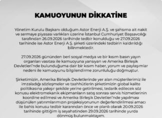 Feridun Geçgel’den açıklama.