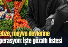 Sebze, meyve devlerine operasyon: İşte gözaltı listesi