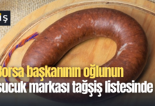 Borsa başkanının oğlunun sucuk markası tağşiş listesinde