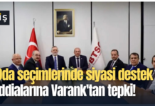 Oda seçimlerinde siyasi destek iddialarına Varank’tan tepki!